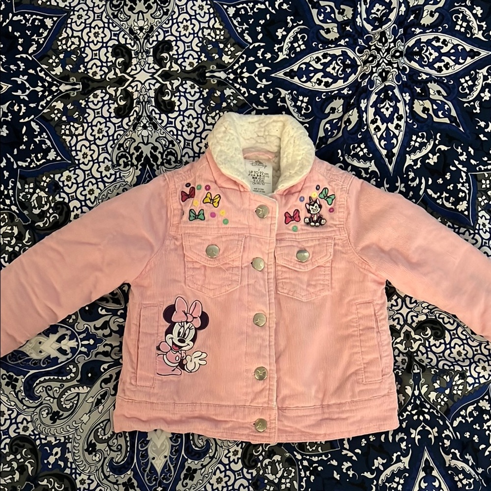 Disney Pink Jean Jacket with Classic Denim Style